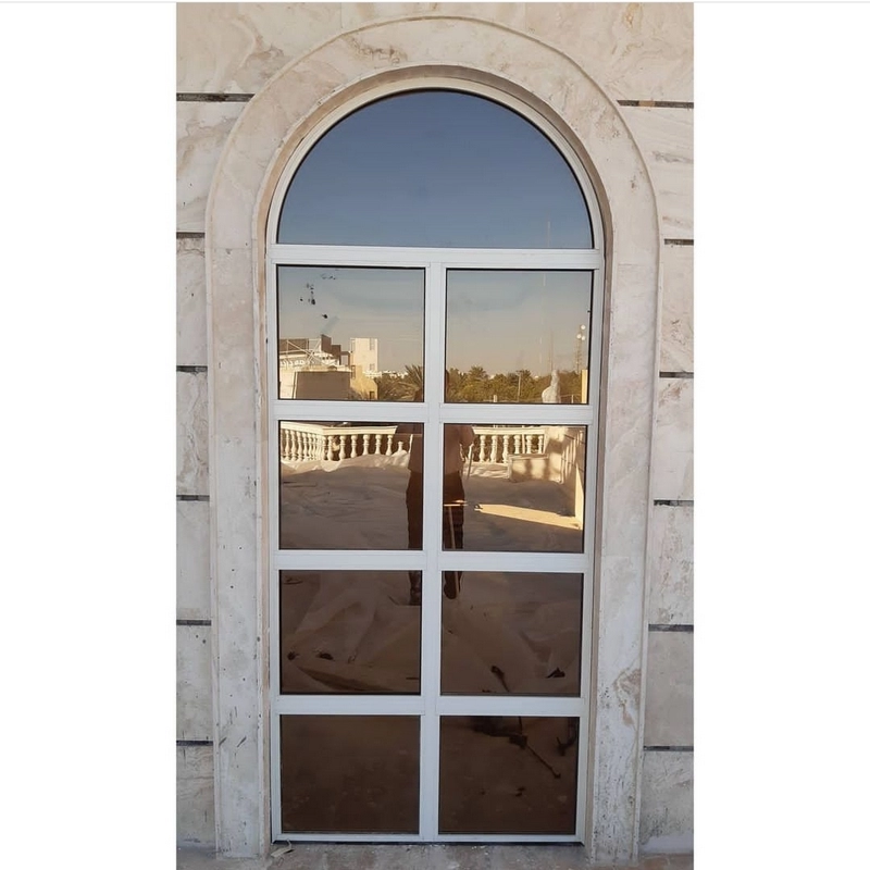 پنجره ثابت هلالی (مشبک با پروفیل)